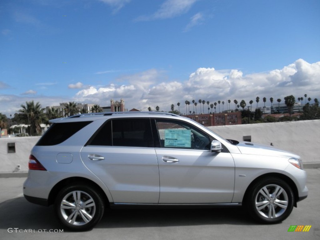 Iridium Silver Metallic 2012 Mercedes-Benz ML 350 4Matic Exterior Photo #55256881