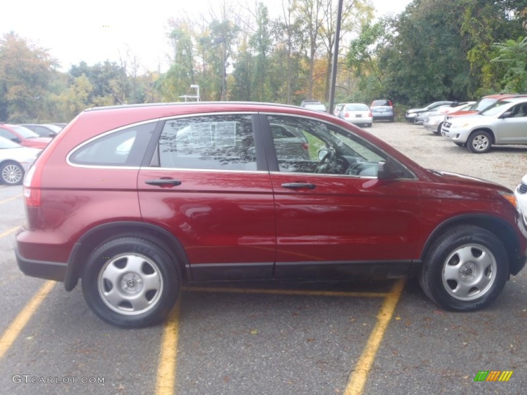 2008 CR-V LX 4WD - Tango Red Pearl / Gray photo #24