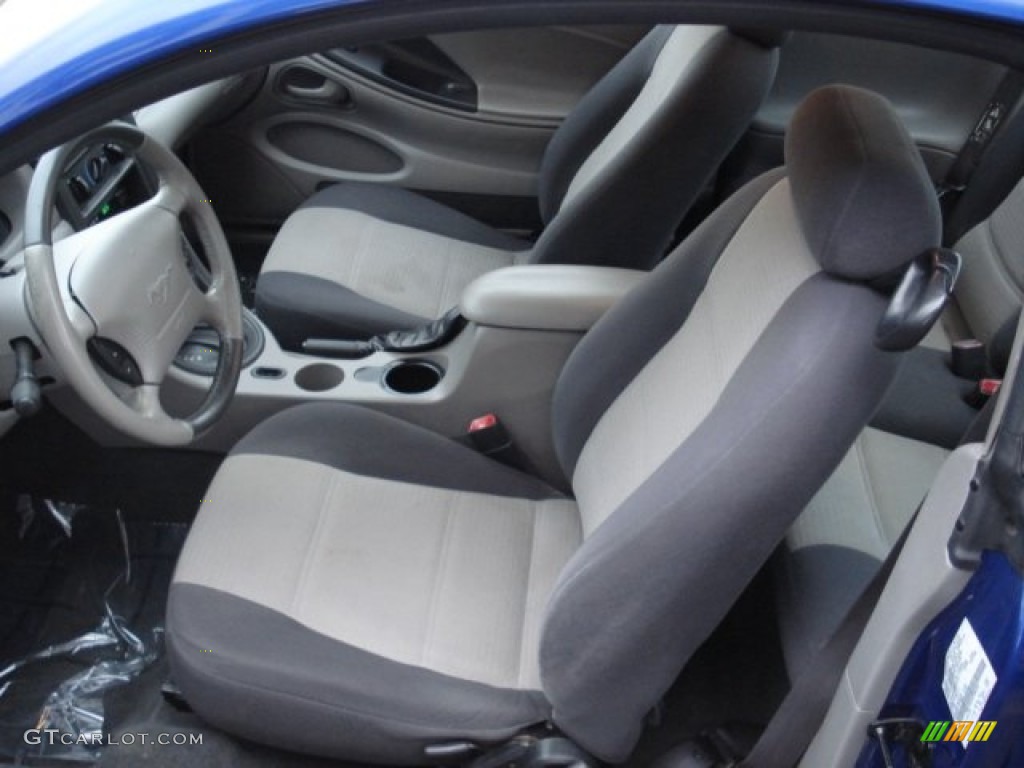 2003 Mustang V6 Coupe - Sonic Blue Metallic / Dark Charcoal/Medium Graphite photo #14