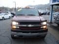 2004 Sport Red Metallic Chevrolet Silverado 2500HD LS Extended Cab 4x4  photo #3