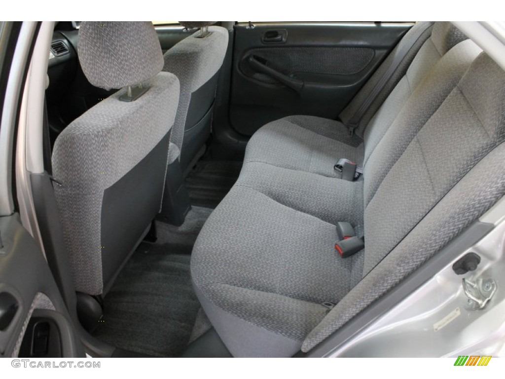 Gray Interior 1999 Honda Civic LX Sedan Photo #55257841