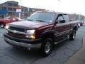 2004 Sport Red Metallic Chevrolet Silverado 2500HD LS Extended Cab 4x4  photo #4