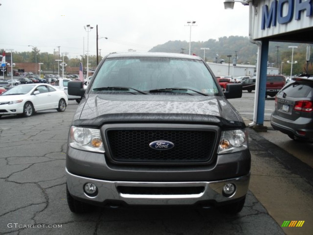 2006 F150 XLT Regular Cab 4x4 - Dark Shadow Grey Metallic / Medium Flint photo #3