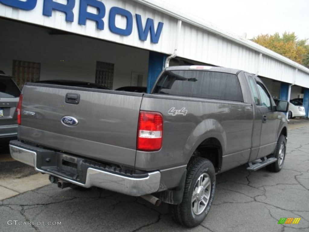 2006 F150 XLT Regular Cab 4x4 - Dark Shadow Grey Metallic / Medium Flint photo #7