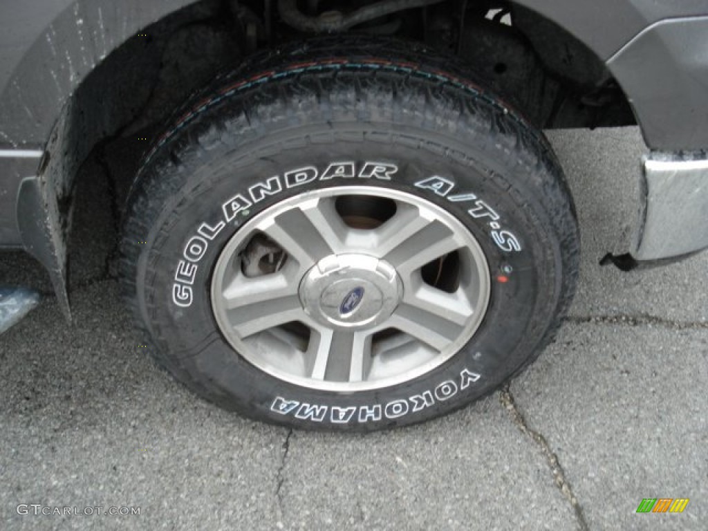 2006 F150 XLT Regular Cab 4x4 - Dark Shadow Grey Metallic / Medium Flint photo #10