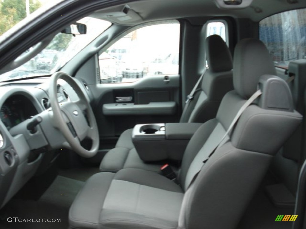 2006 F150 XLT Regular Cab 4x4 - Dark Shadow Grey Metallic / Medium Flint photo #14
