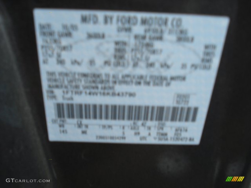 2006 F150 XLT Regular Cab 4x4 - Dark Shadow Grey Metallic / Medium Flint photo #25