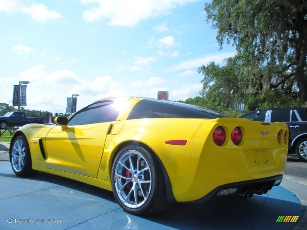 Velocity Yellow 2009 Chevrolet Corvette Z06 GT1 Championship Edition Exterior Photo #55259263