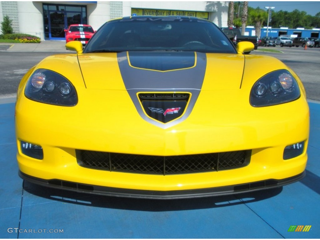 Velocity Yellow 2009 Chevrolet Corvette Z06 GT1 Championship Edition Exterior Photo #55259302