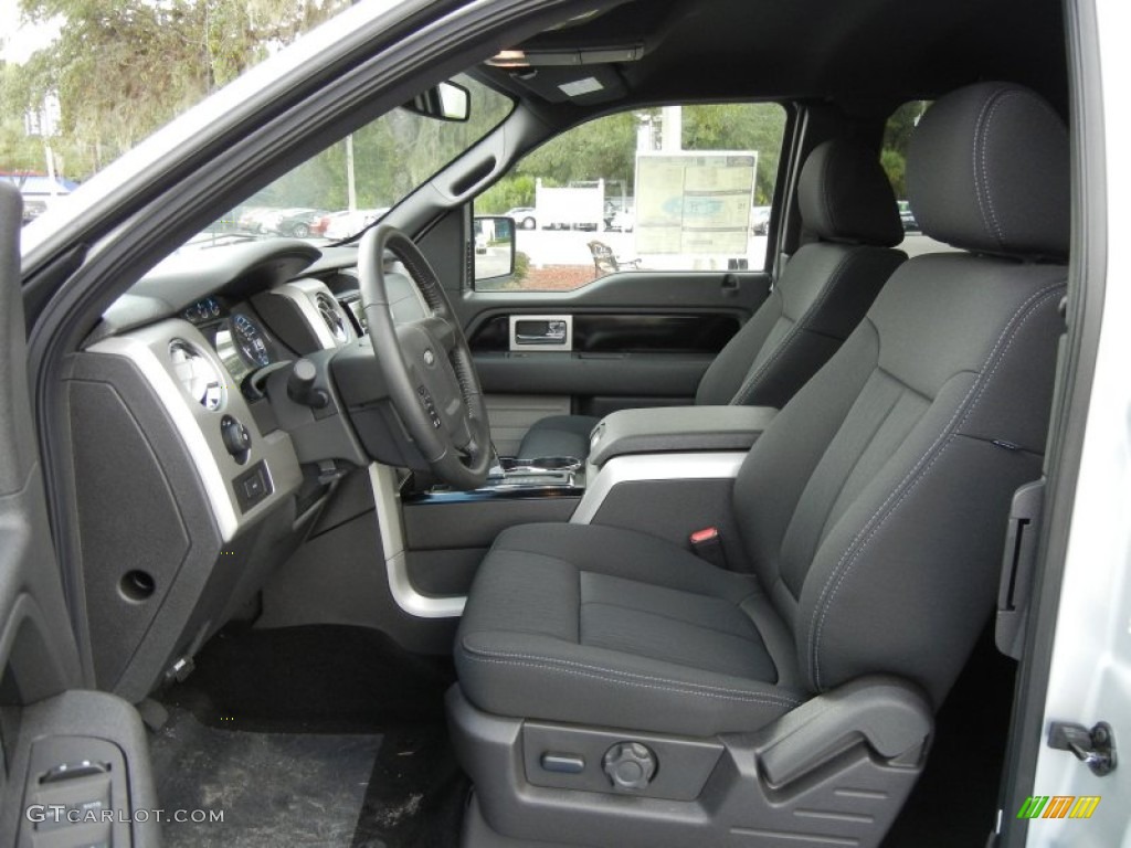 Black Interior 2011 Ford F150 FX2 SuperCab Photo #55260469