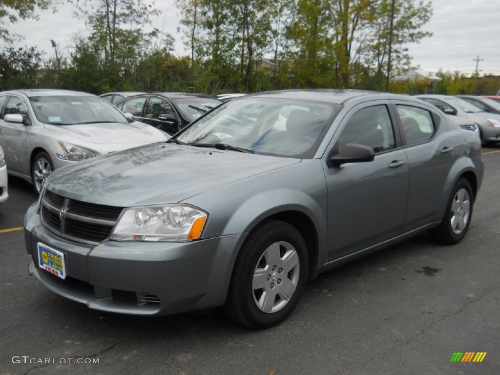 2010 Avenger SXT - Silver Steel Metallic / Dark Slate Gray photo #1