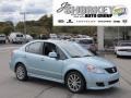 2009 Vapor Blue Metallic Suzuki SX4 Touring Sport Sedan  photo #1