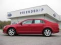2012 Red Candy Metallic Ford Fusion SE  photo #1