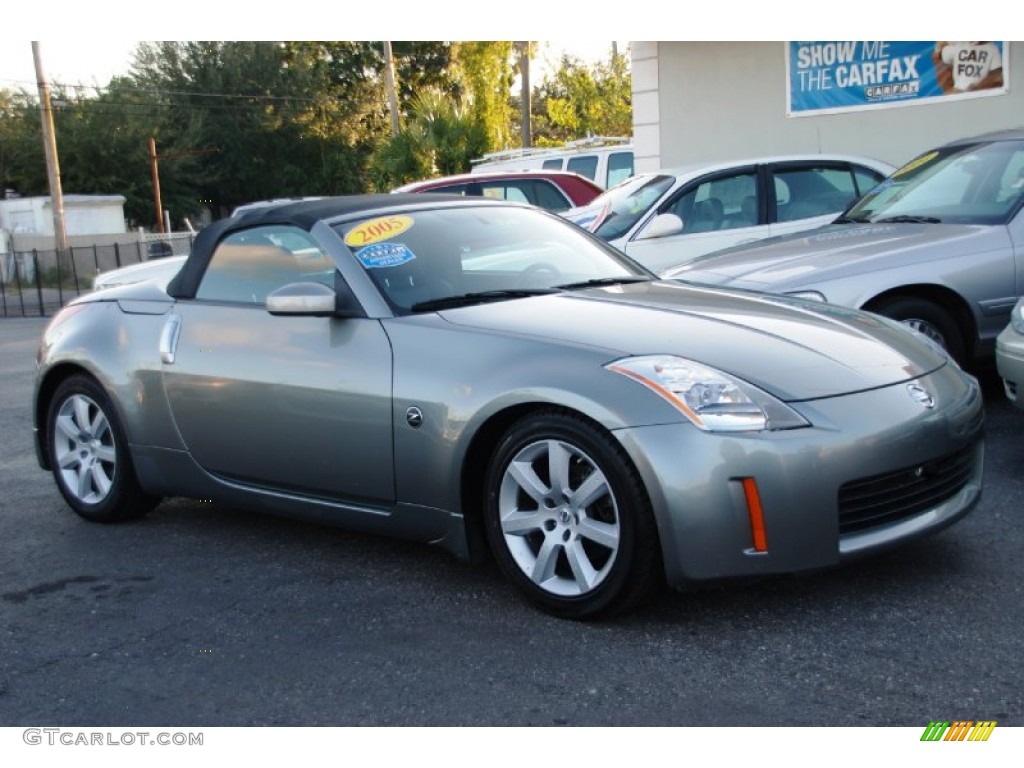 2005 350Z Touring Roadster - Silverstone Metallic / Charcoal photo #6