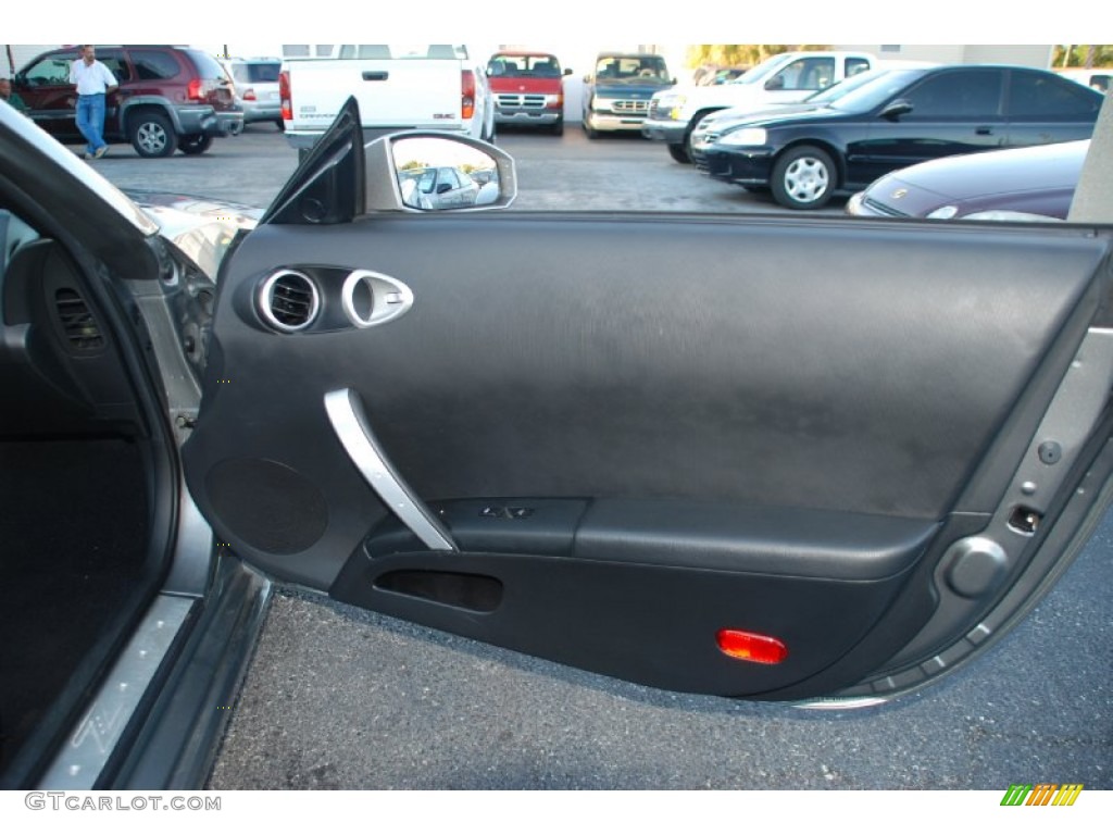 2005 Nissan 350Z Touring Roadster Charcoal Door Panel Photo #55264662
