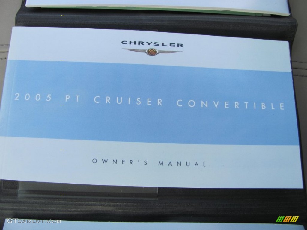 2005 Chrysler PT Cruiser Touring Turbo Convertible Books/Manuals Photo #55265125