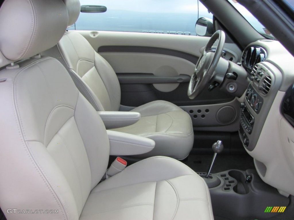 Taupe/Pearl Beige Interior 2005 Chrysler PT Cruiser Touring Turbo Convertible Photo #55265221