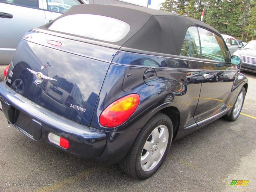 2005 PT Cruiser Touring Turbo Convertible - Midnight Blue Pearl / Taupe/Pearl Beige photo #21