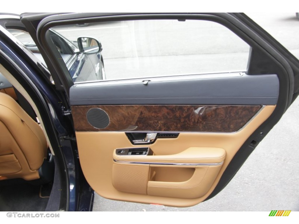 2011 XJ XJL - Indigo Metallic / London Tan/Navy Blue photo #24