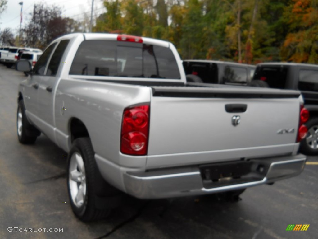 2007 Ram 1500 ST Quad Cab 4x4 - Bright Silver Metallic / Medium Slate Gray photo #16