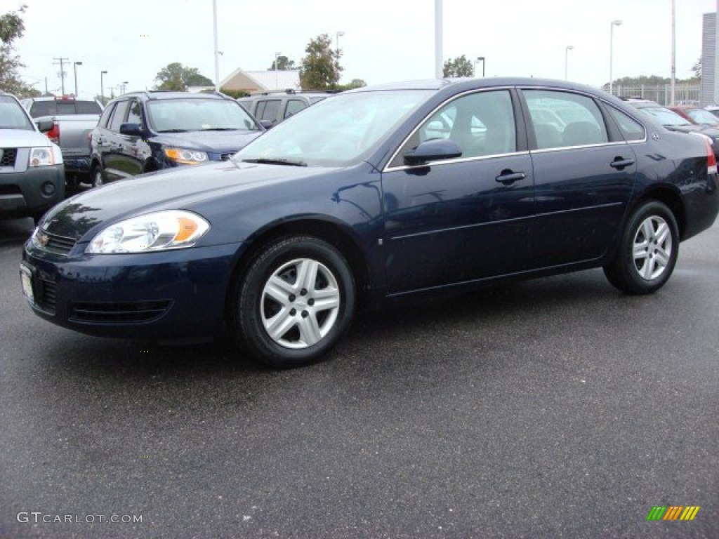 2007 Impala LS - Imperial Blue Metallic / Gray photo #5