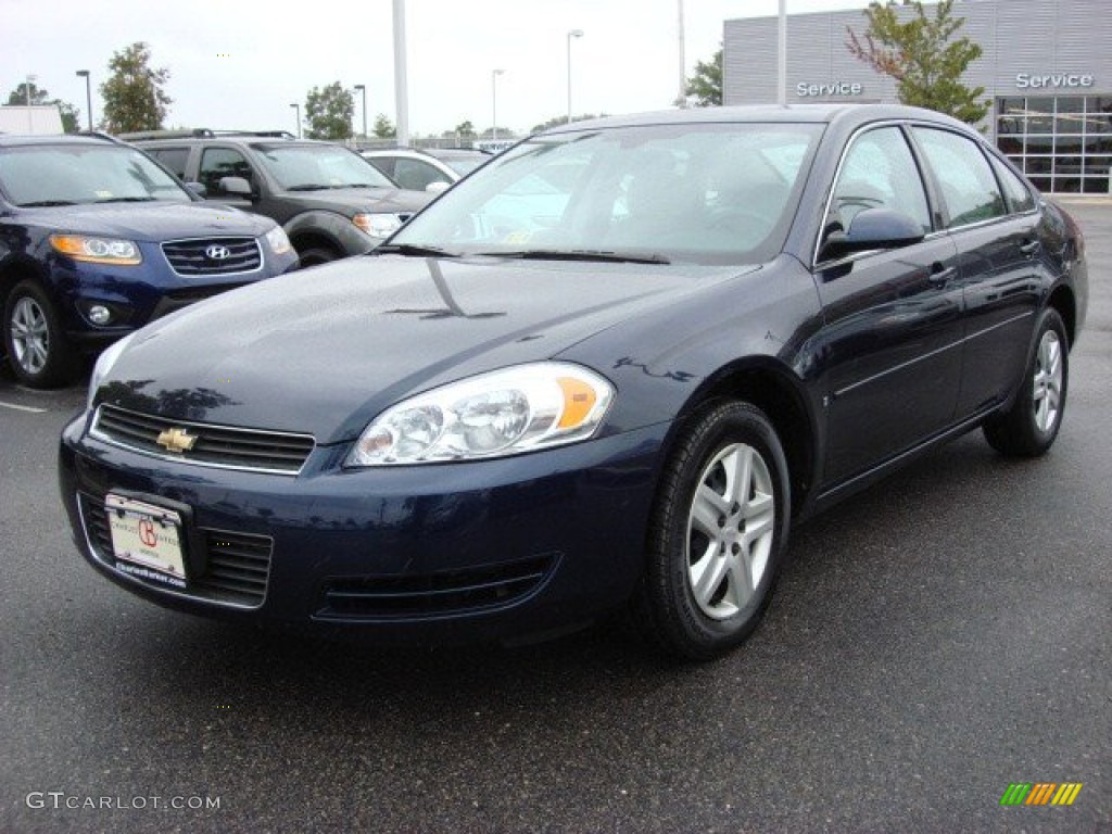 2007 Impala LS - Imperial Blue Metallic / Gray photo #6