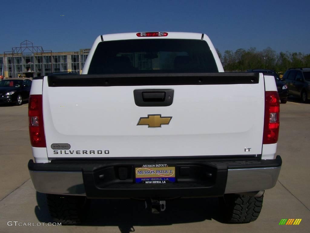 2009 Silverado 1500 LT Z71 Crew Cab 4x4 - Summit White / Dark Titanium photo #4