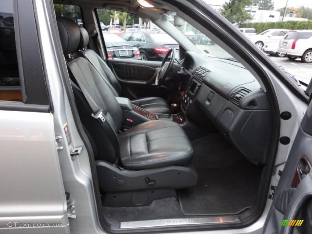 Charcoal Interior 2004 Mercedes-Benz ML 500 4Matic Photo #55267021