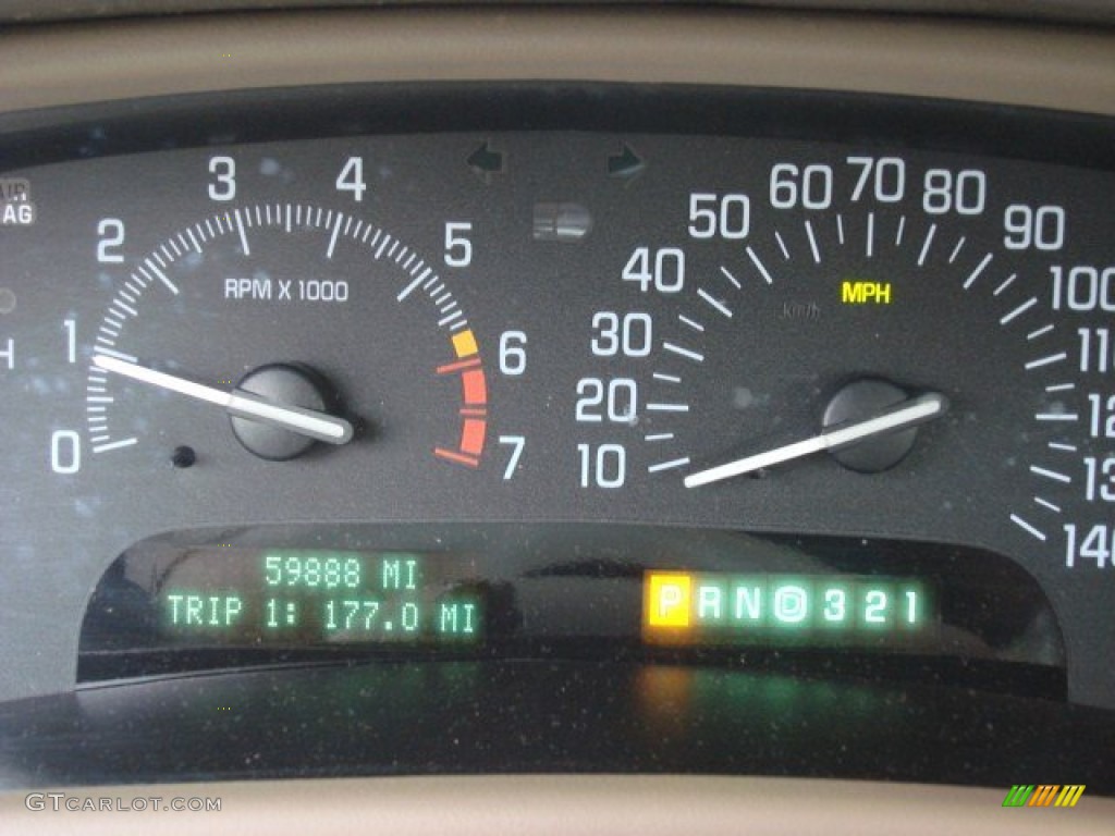 2002 Buick Park Avenue Standard Park Avenue Model Gauges Photo #55267213