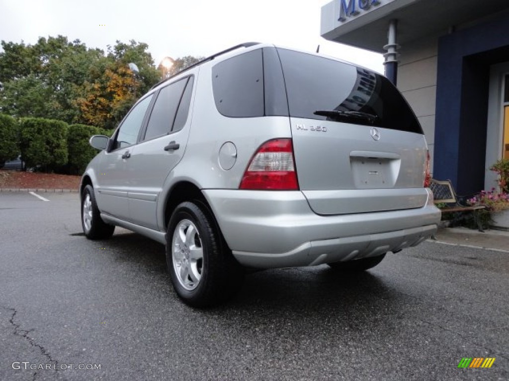 Brilliant Silver Metallic 2003 Mercedes-Benz ML 350 4Matic Exterior Photo #55267441