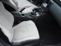 Gray Leather 2010 Nissan 370Z Touring Coupe Interior Color