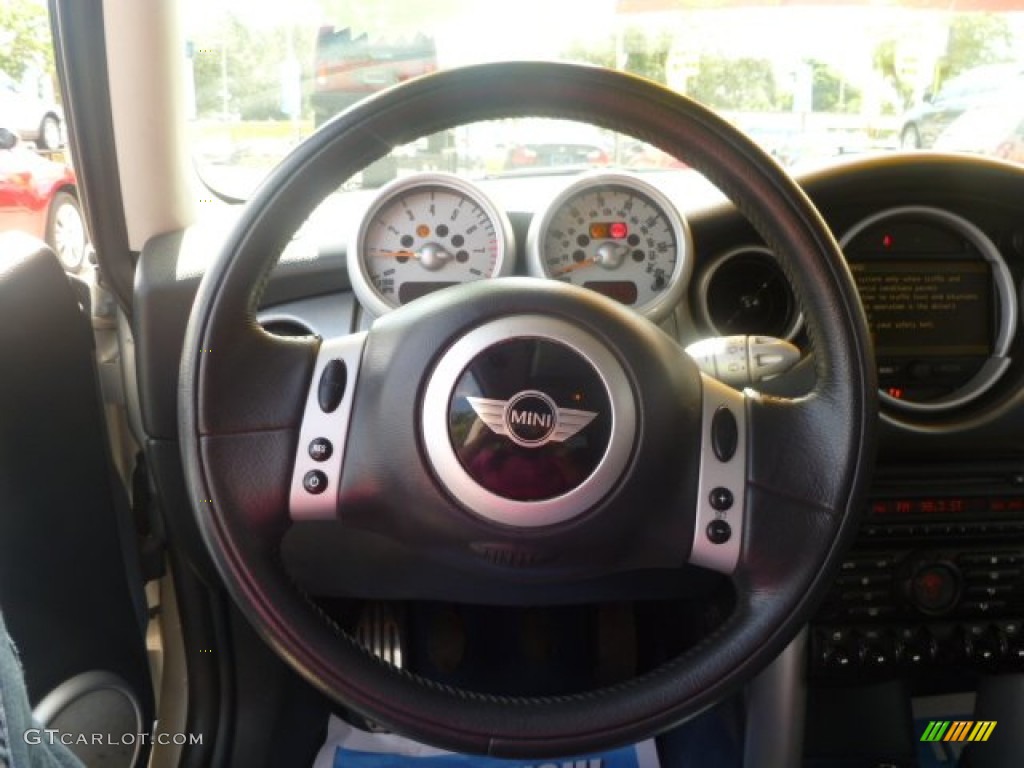 2003 Cooper S Hardtop - Pure Silver Metallic / Space Grey/Panther Black photo #15