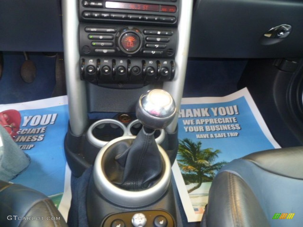 2003 Cooper S Hardtop - Pure Silver Metallic / Space Grey/Panther Black photo #20