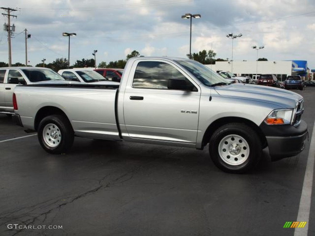 Bright Silver Metallic 2009 Dodge Ram 1500 ST Regular Cab Exterior Photo #55268391