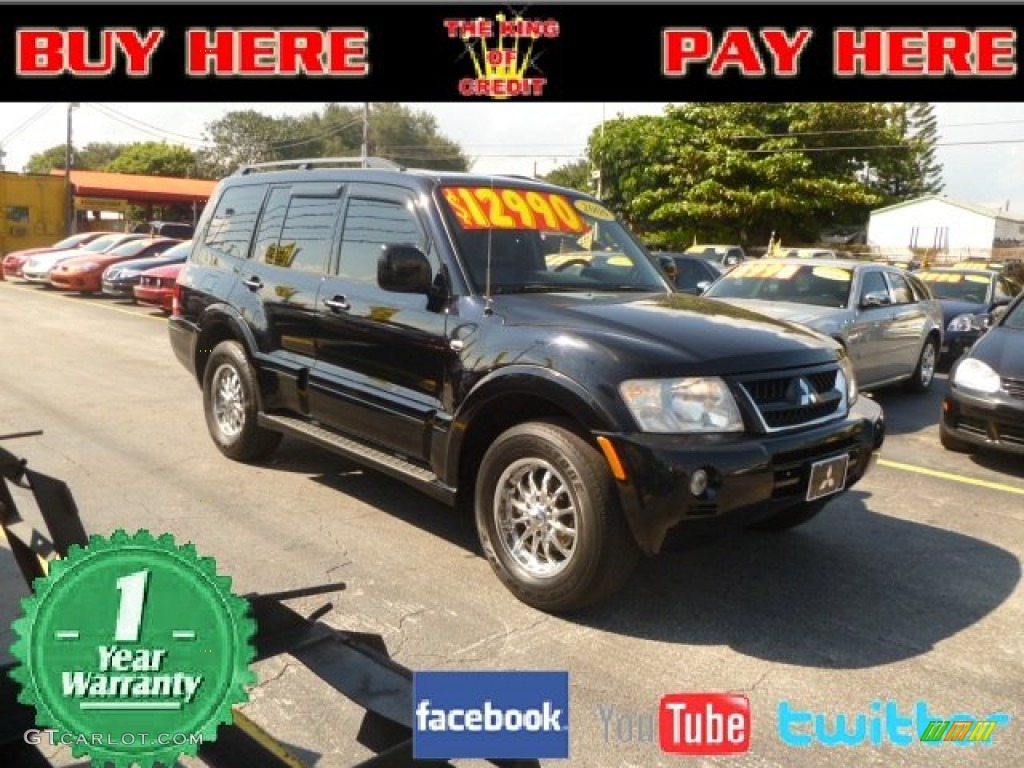 2006 Montero Limited 4x4 - Midnight Black / Charcoal photo #1