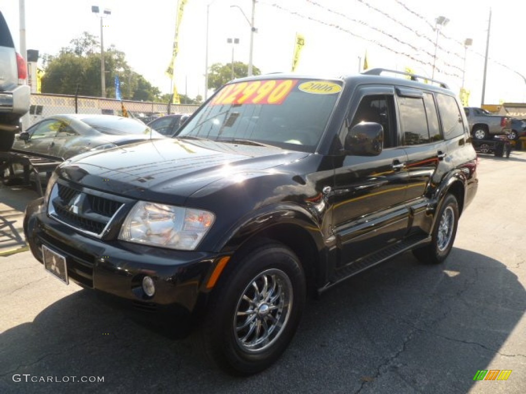 2006 Montero Limited 4x4 - Midnight Black / Charcoal photo #3