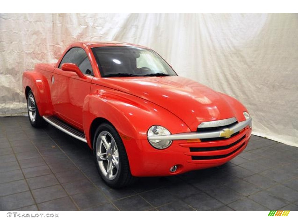 Redline Red 2005 Chevrolet SSR Standard SSR Model Exterior Photo #55269106