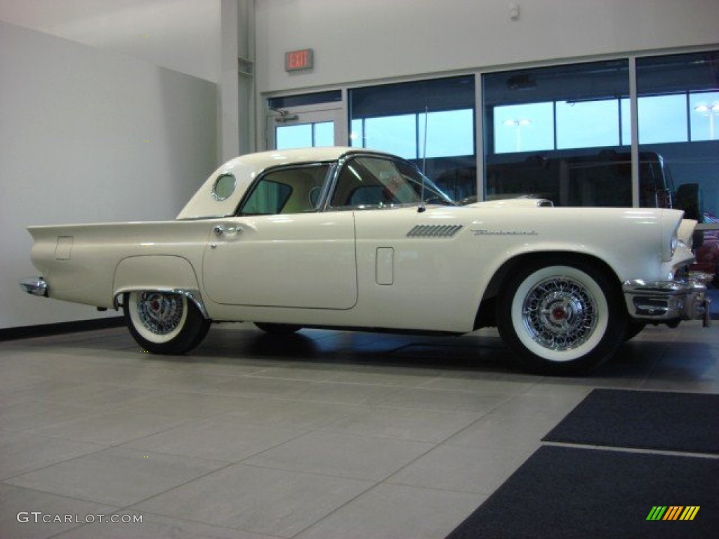 Colonial White 1957 Ford Thunderbird Convertible Exterior Photo #55269979