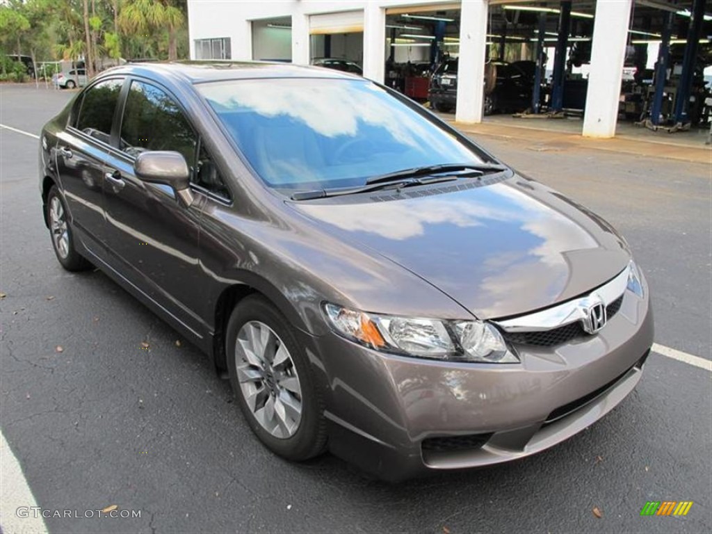 Urban Titanium Metallic 2010 Honda Civic EX Sedan Exterior Photo #55270938