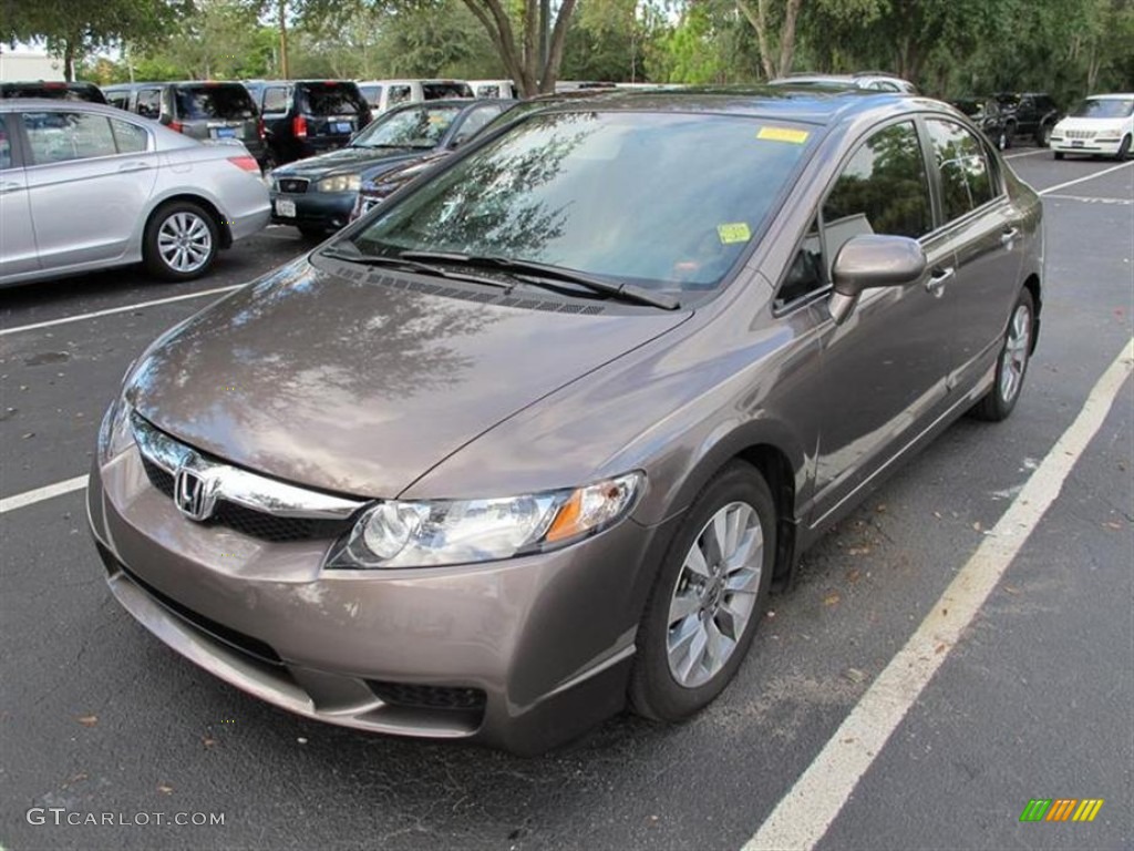 Urban Titanium Metallic 2010 Honda Civic EX Sedan Exterior Photo #55270969