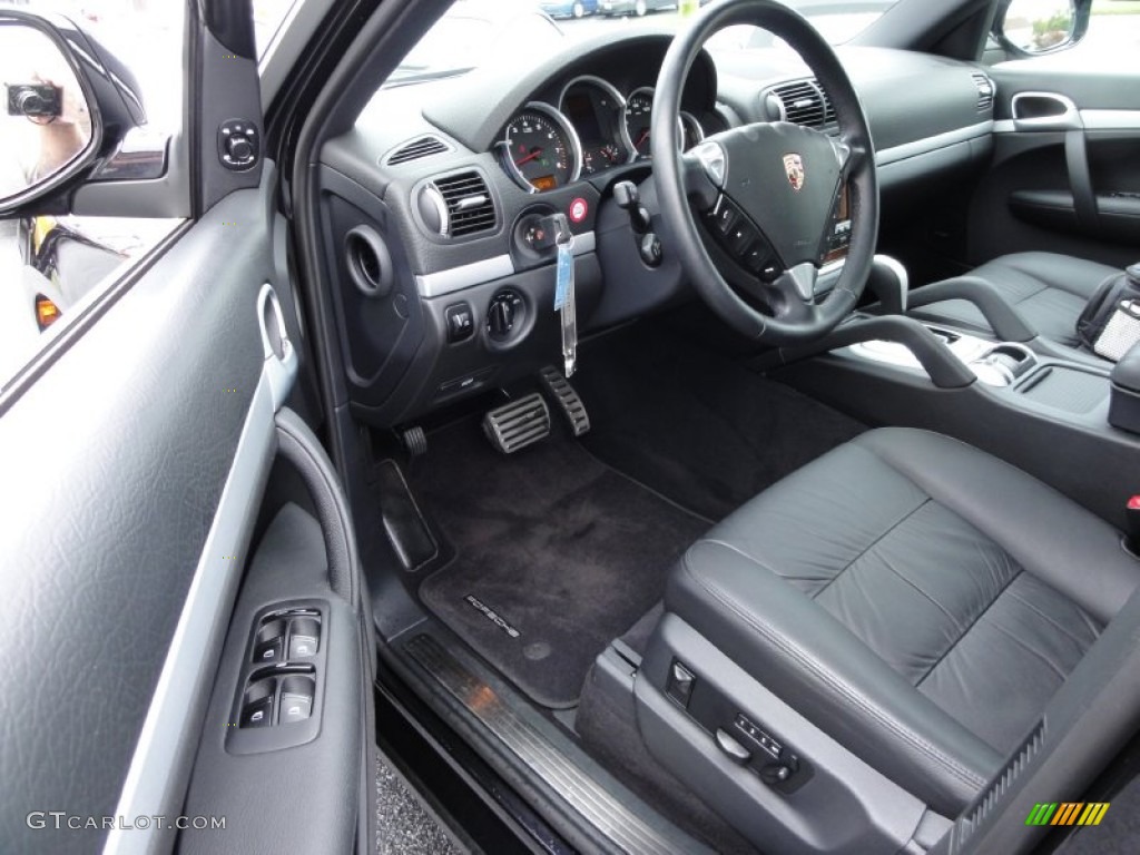 Black Interior 2009 Porsche Cayenne S Photo #55271396
