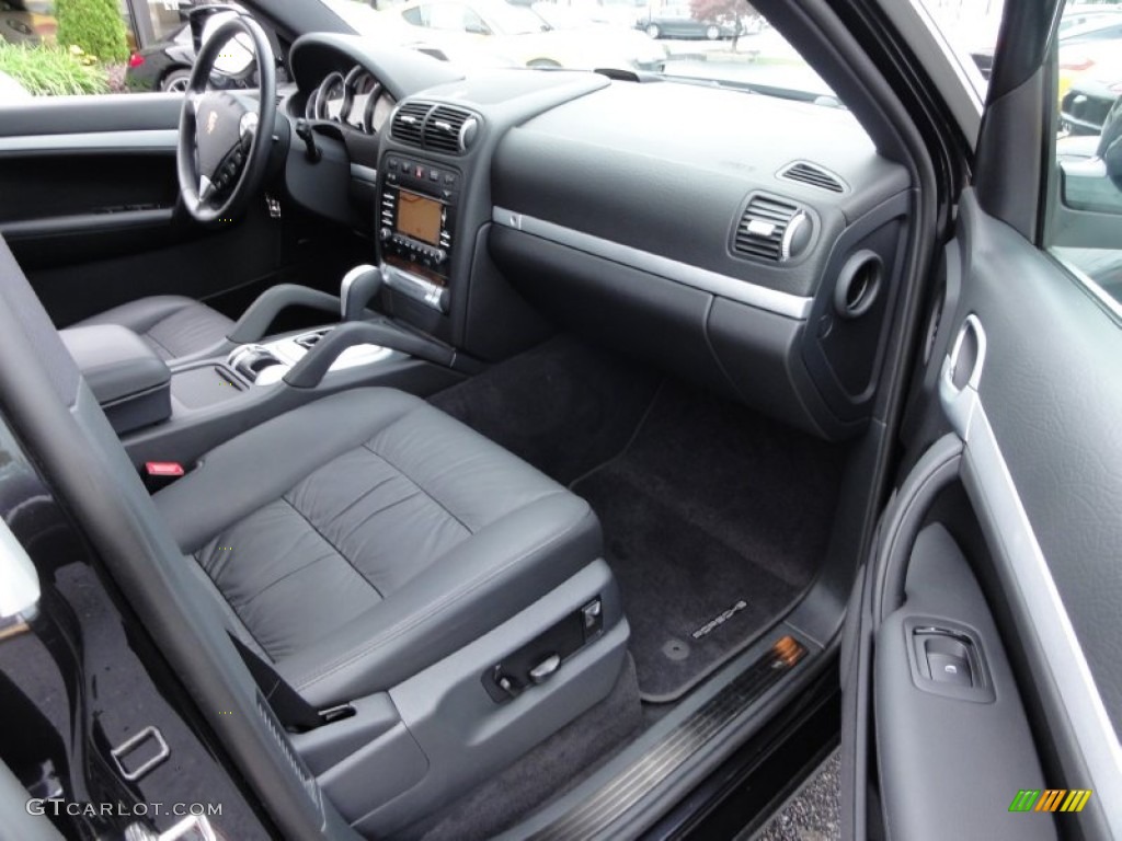 Black Interior 2009 Porsche Cayenne S Photo #55271441