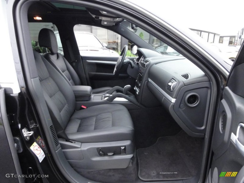 Black Interior 2009 Porsche Cayenne S Photo #55271456
