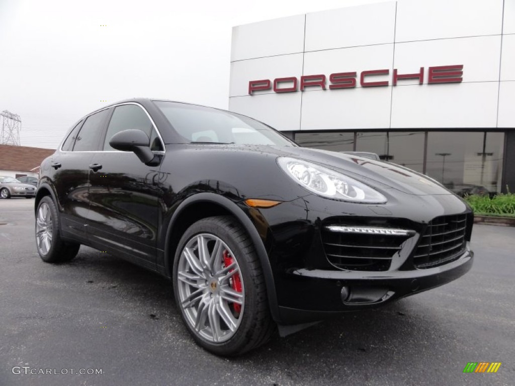 Black 2012 Porsche Cayenne Turbo Exterior Photo #55272284