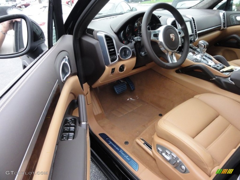 Natural Espresso/Cognac Interior 2012 Porsche Cayenne Turbo Photo #55272383