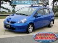 2008 Vivid Blue Pearl Honda Fit Hatchback  photo #1