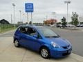 2008 Vivid Blue Pearl Honda Fit Hatchback  photo #2