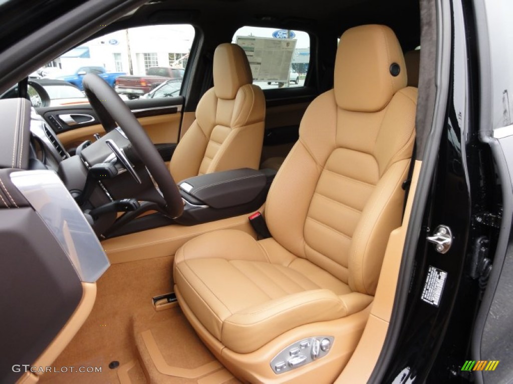 Natural Espresso/Cognac Interior 2012 Porsche Cayenne Turbo Photo #55272416