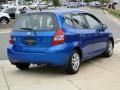 2008 Vivid Blue Pearl Honda Fit Hatchback  photo #5