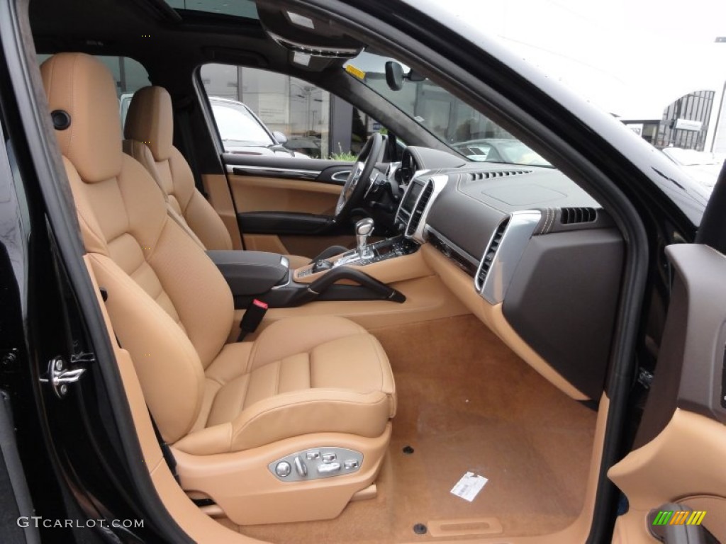 Natural Espresso/Cognac Interior 2012 Porsche Cayenne Turbo Photo #55272443